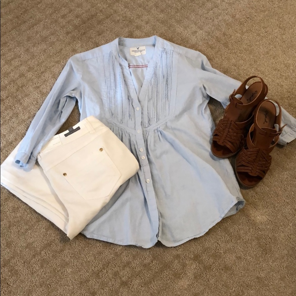 🌸Perfect Condition Stripe Button Up🌸